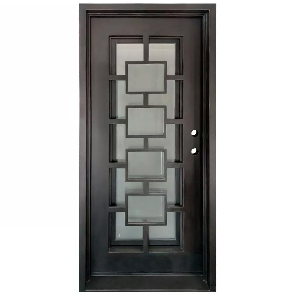 大切な人へのギフト探し Entry Iron Wrought Zamora Door 3068 Swing Left 絵画